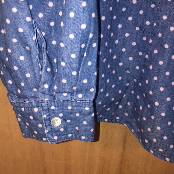 Polka dot button down - Picture 3 of 4